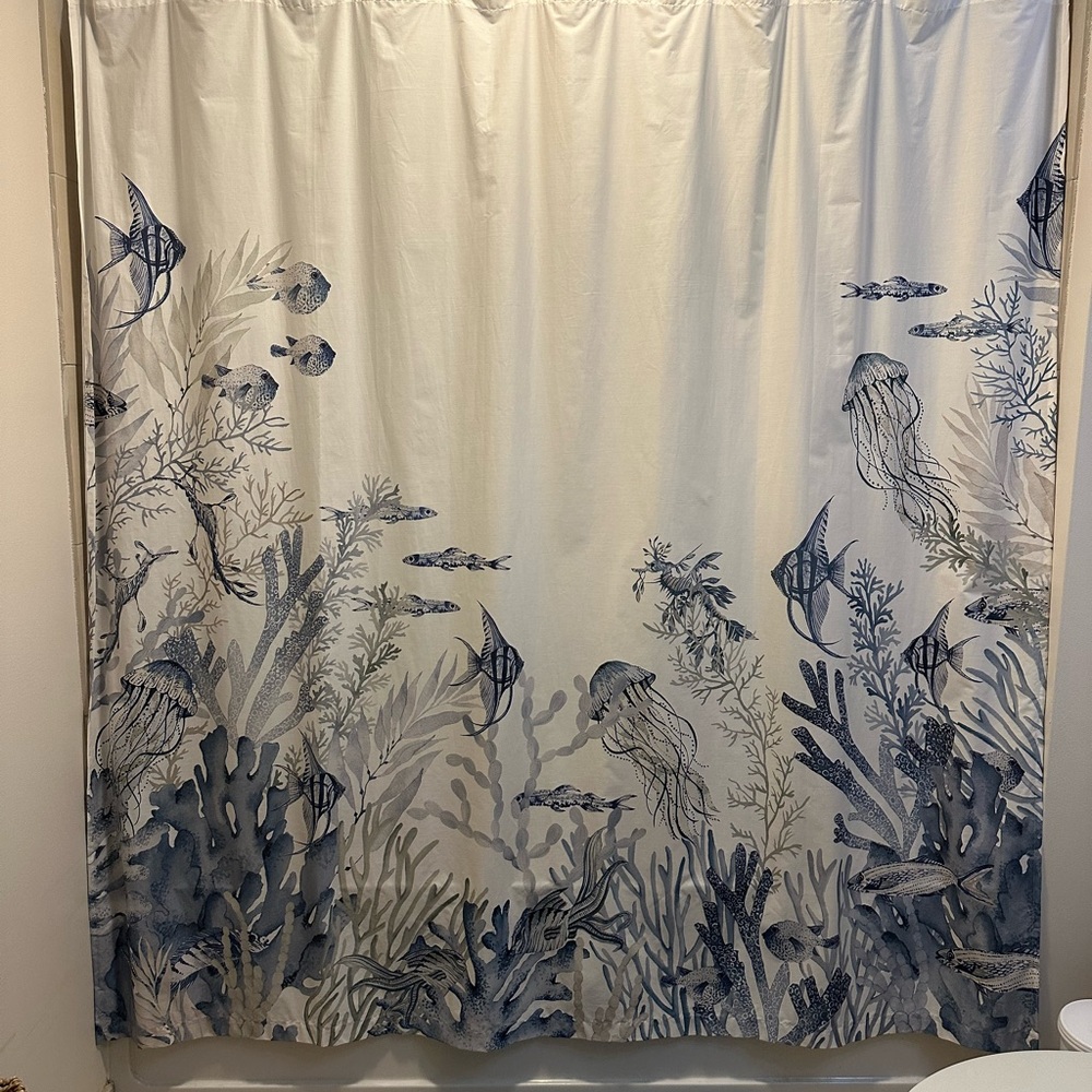 Pottery Barn Under the Sea Shower Curtain